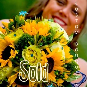 CUSTOM ORDERED WEDDING FLOWERS